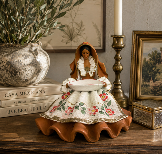 A.Spiga handcrafted terracotta figurine