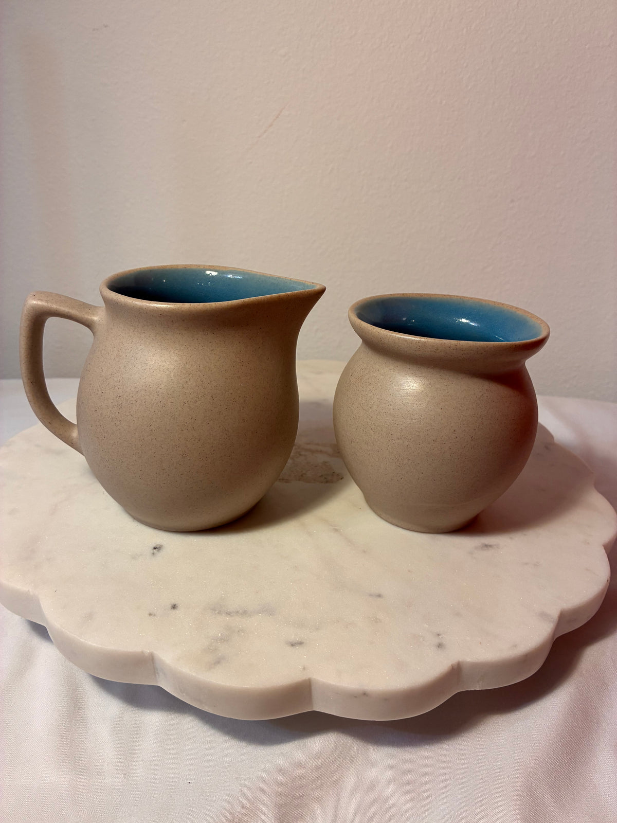 Vintage Pigeon Forge Pottery Creamer & Sugar Bowl Set